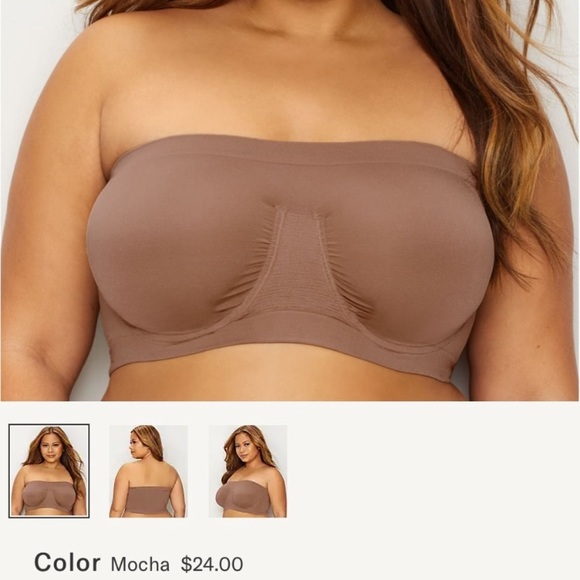 Bundle of (2) size 1X Rhonda Shear Bras New With Tags black and tan - Picture 6 of 6